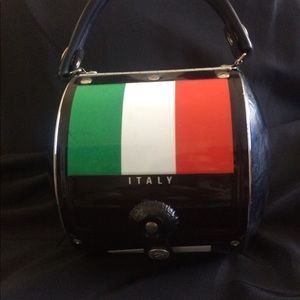 Italy license plate purse